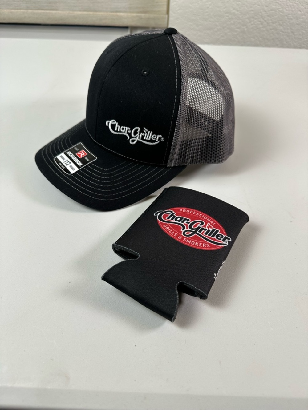 Char-Griller Black & Gray Trucker Hat with Embroidered Logo